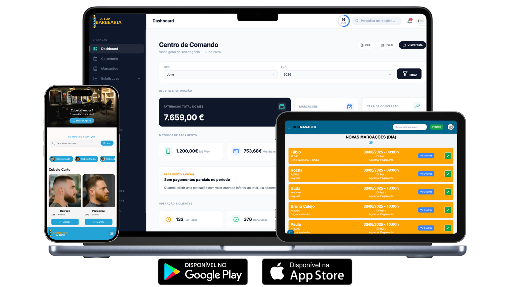 Sistema + Apps Android e iOS